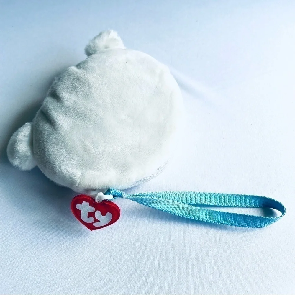 TY Icy Baby Seal Fashion Wallet Zip Closure for Kids, Girls and Boy